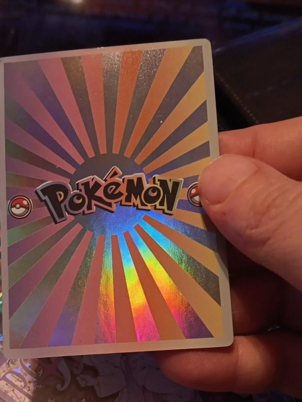 Pokemon Umbreon Holographic Gold and Black Trading Card